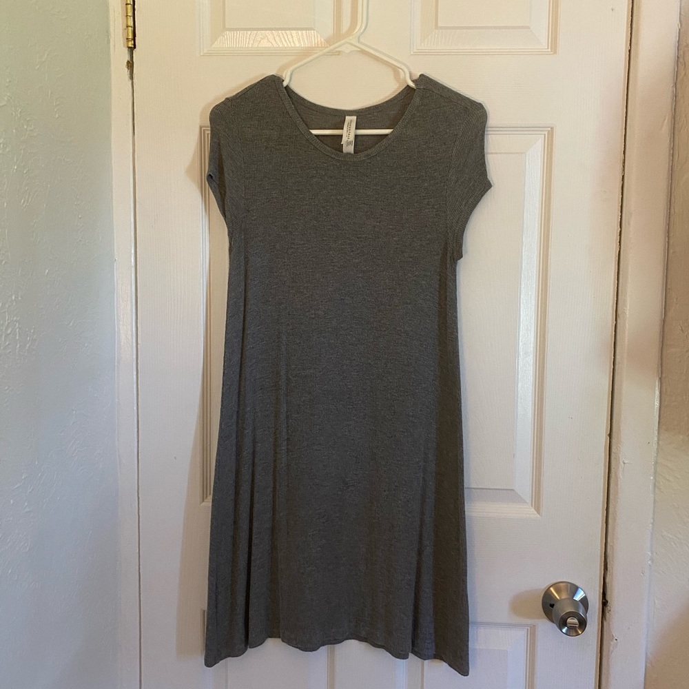 Gray Tshirt dress